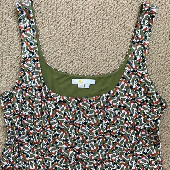 Boden sleeveless jersey midi dress with pockets - Picture 2 of 4